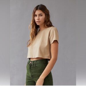 UO tan crop top